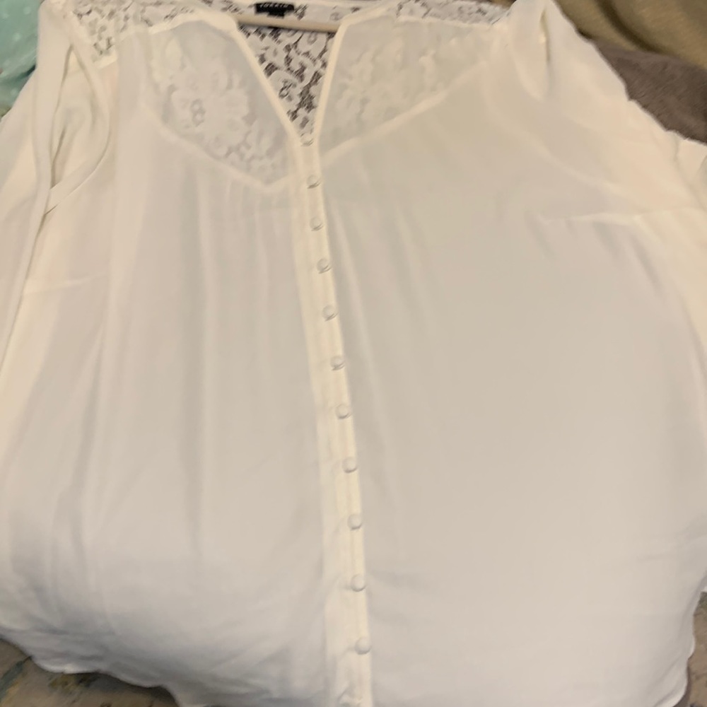 Torrid Harper long sleeve blouse